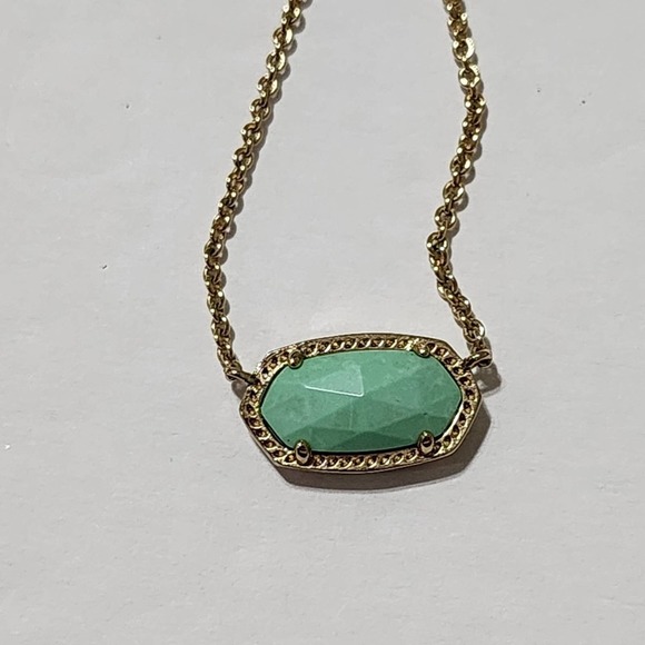 Kendra scott‎ Elisa Gold and turquoise? necklace - Picture 1 of 7